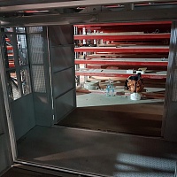 Подъемник грузовой в металлокаркасной шахте, г/п 1000 кг, Апаринки